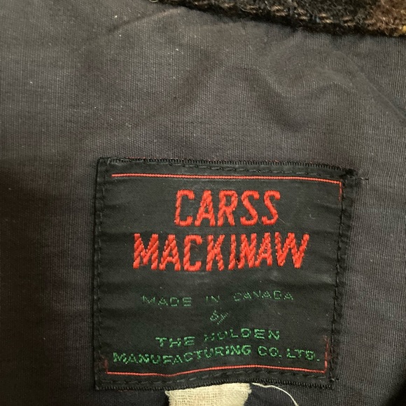 Vintage CARSS Mackinaw jacket. 100% Wool. - Picture 4 of 4